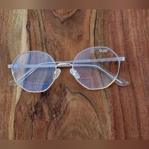 Quay Australia blue light blocking glasses NOT Rx. Clear lens glasses.